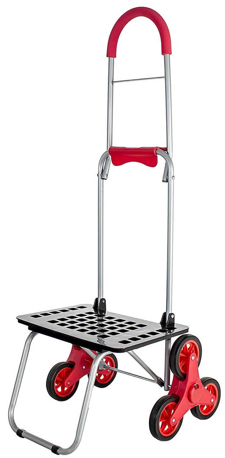 Dbest Products Stair Climber Bigger Mighty Max Dolly Cart, Red