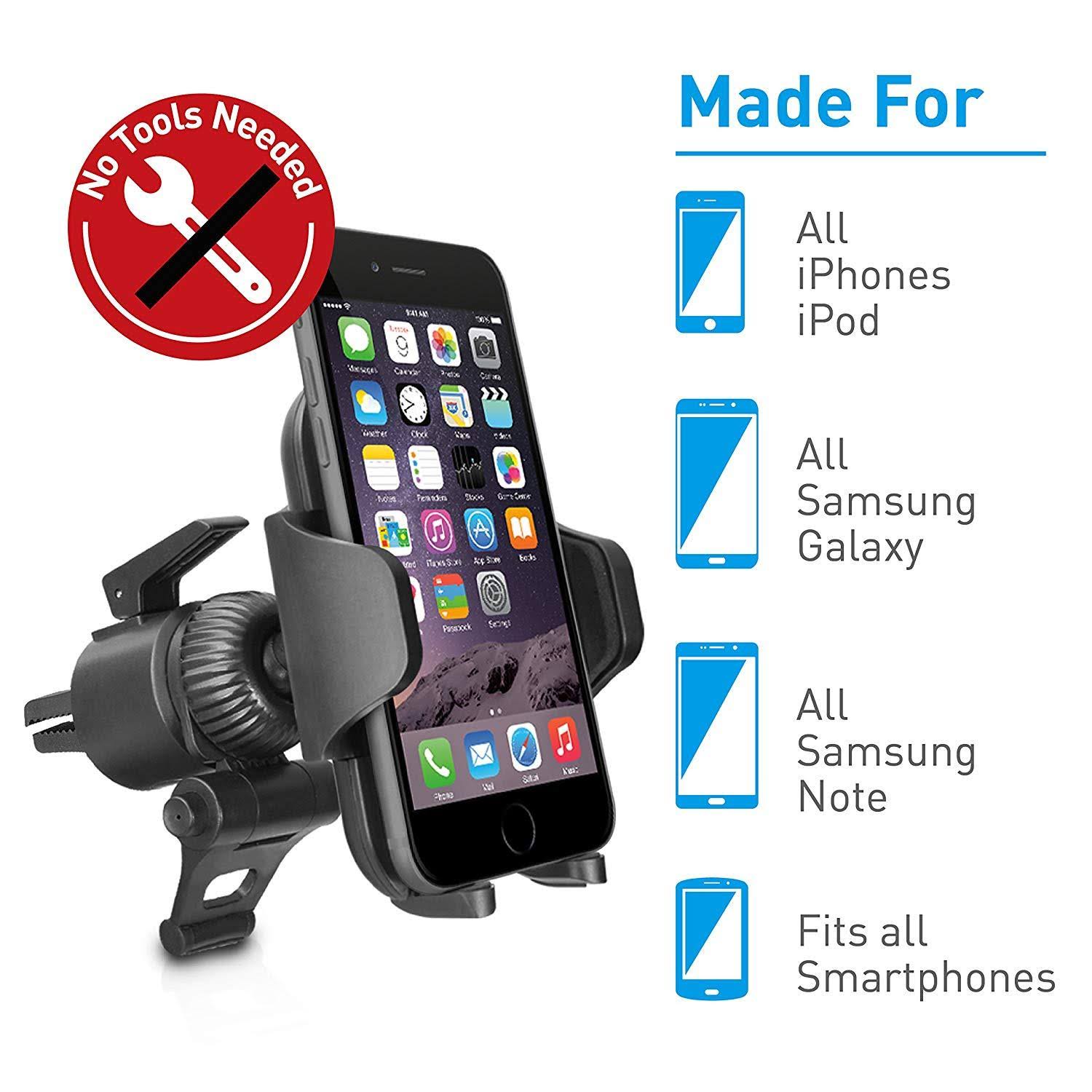 Macally Vent Car Auto Holder Mount (Venti) WGL03