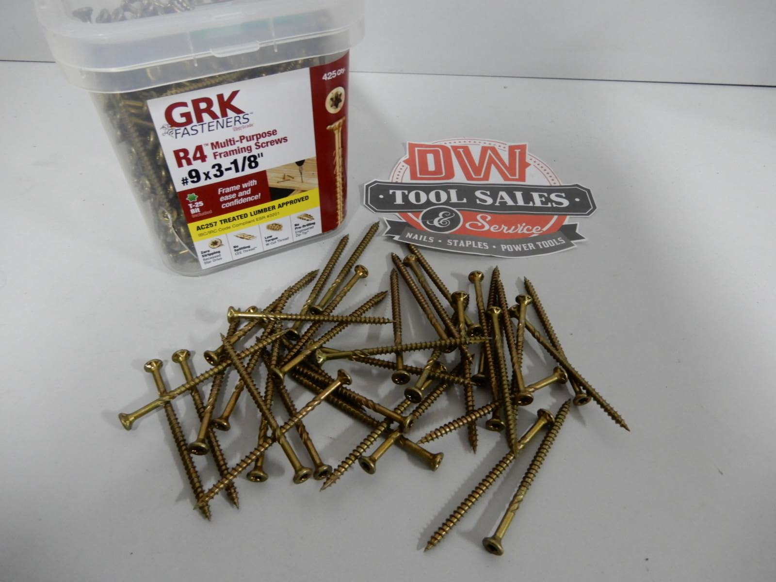 Grk Fasteners Screws, MultiPurpose 425 screws WGL03