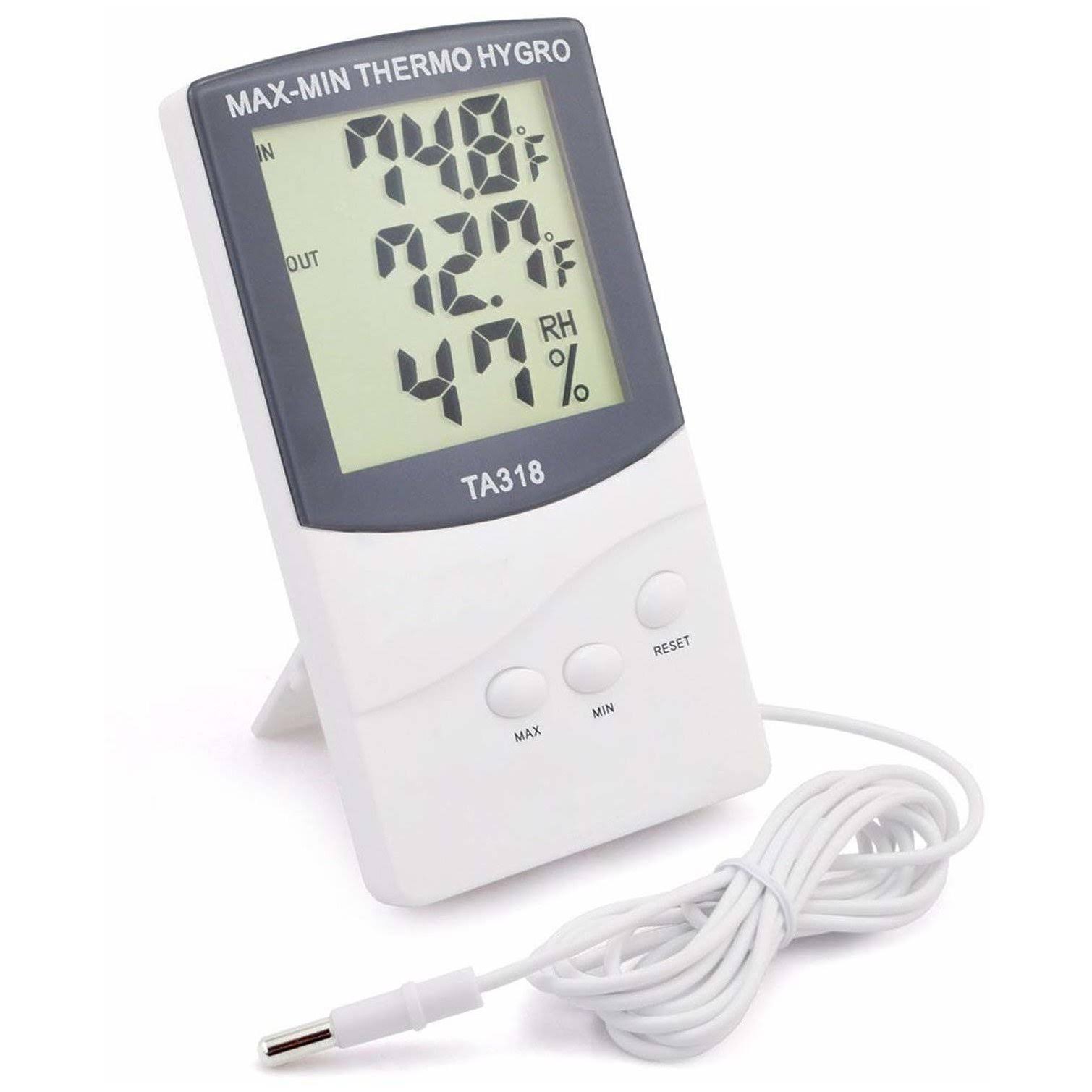 Gpct [2in1] Digital [Thermometer/Hygrometer] Temperature Gauge METER