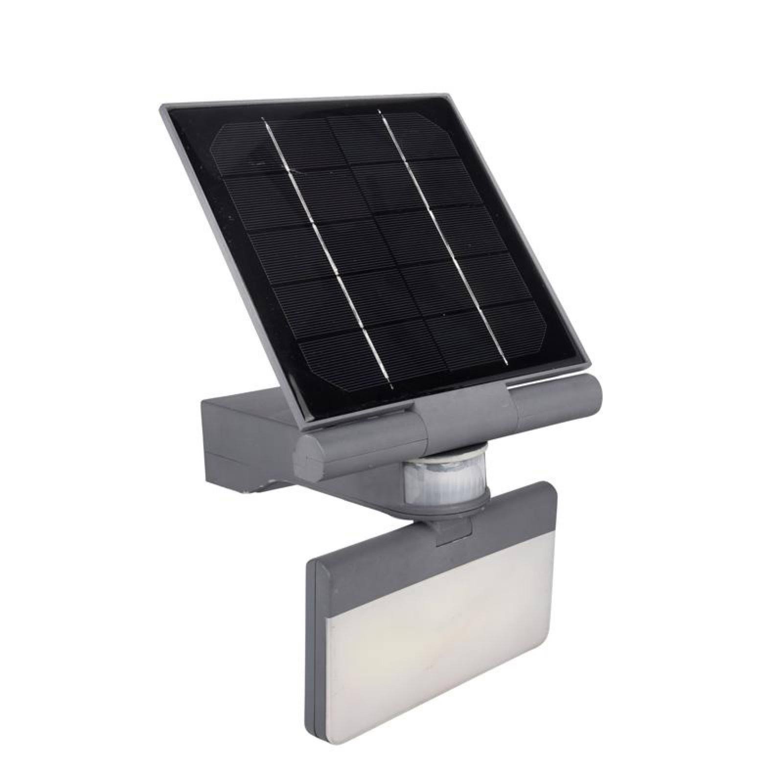 Pacific Accents 7x22H Gray Solar LED Outdoor Flood Light