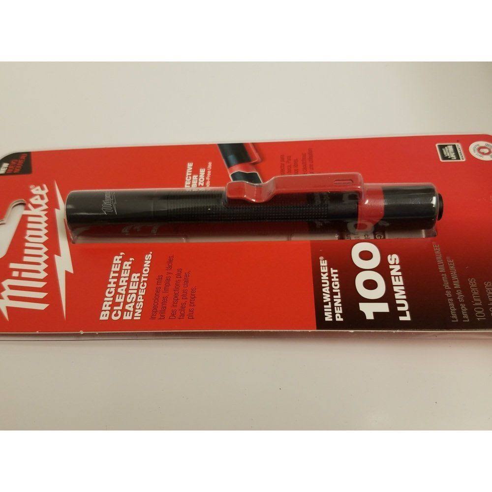 Milwaukee 2105 100 Lumens Aluminum Pen Light with Clip - WGL-03