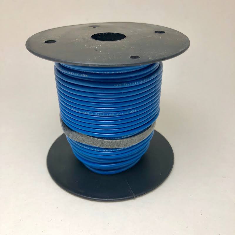 East Penn 02724 10 GA Blue Primary PVC Wire SAE J1128 100ft WGL03