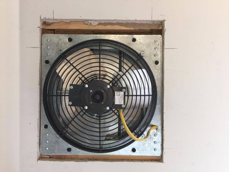 iLIVING 12x22 Variable Speed Shutter Exhaust Fan, WallMounted WGL03