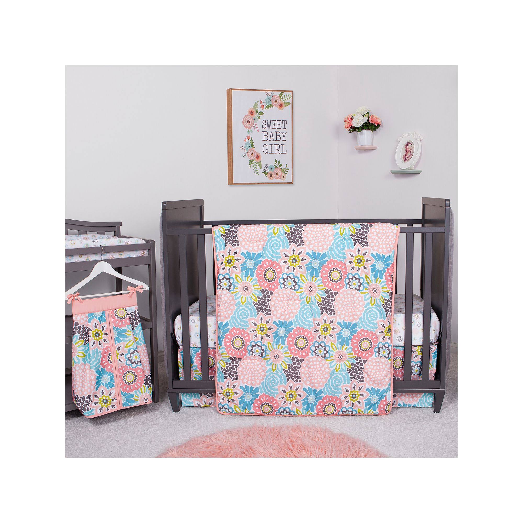 Waverly Blooms 5 Piece Crib Bedding Set Trend Lab WGL03