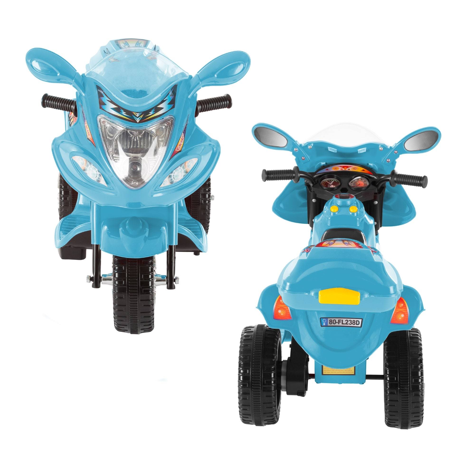 Lil Rider Ride-On 3-Wheel Motorcycle, Blue - WGL-03