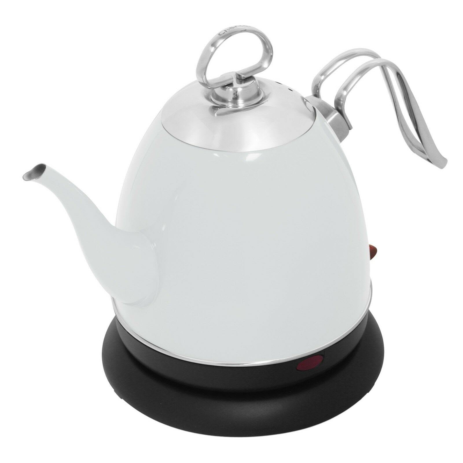 Chantal Mia Ekettle Electric Water Kettle, 32 oz, White WGL03