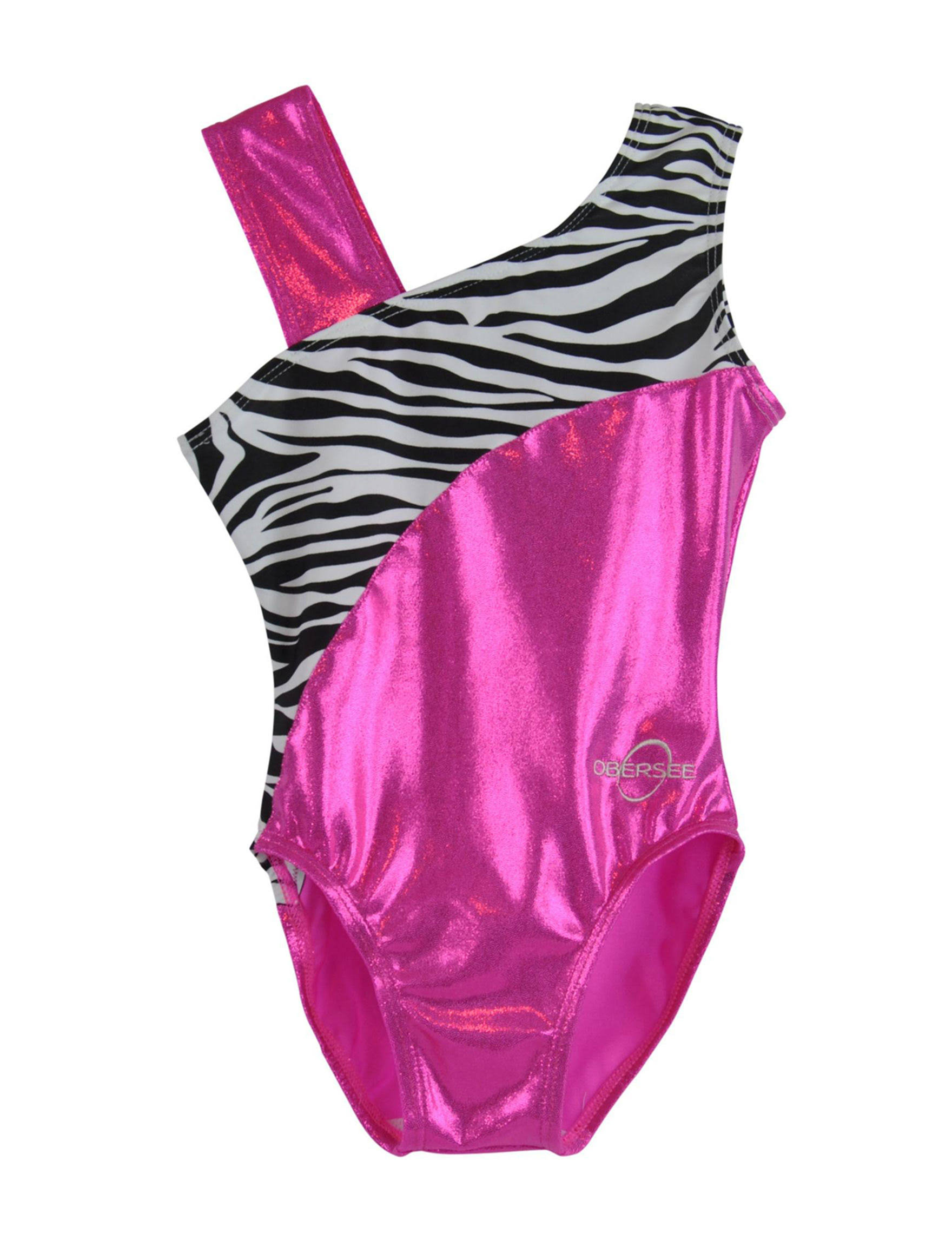 Obersee Pink Zebra Gymnastics Leotard Girls Wgl 03 9186