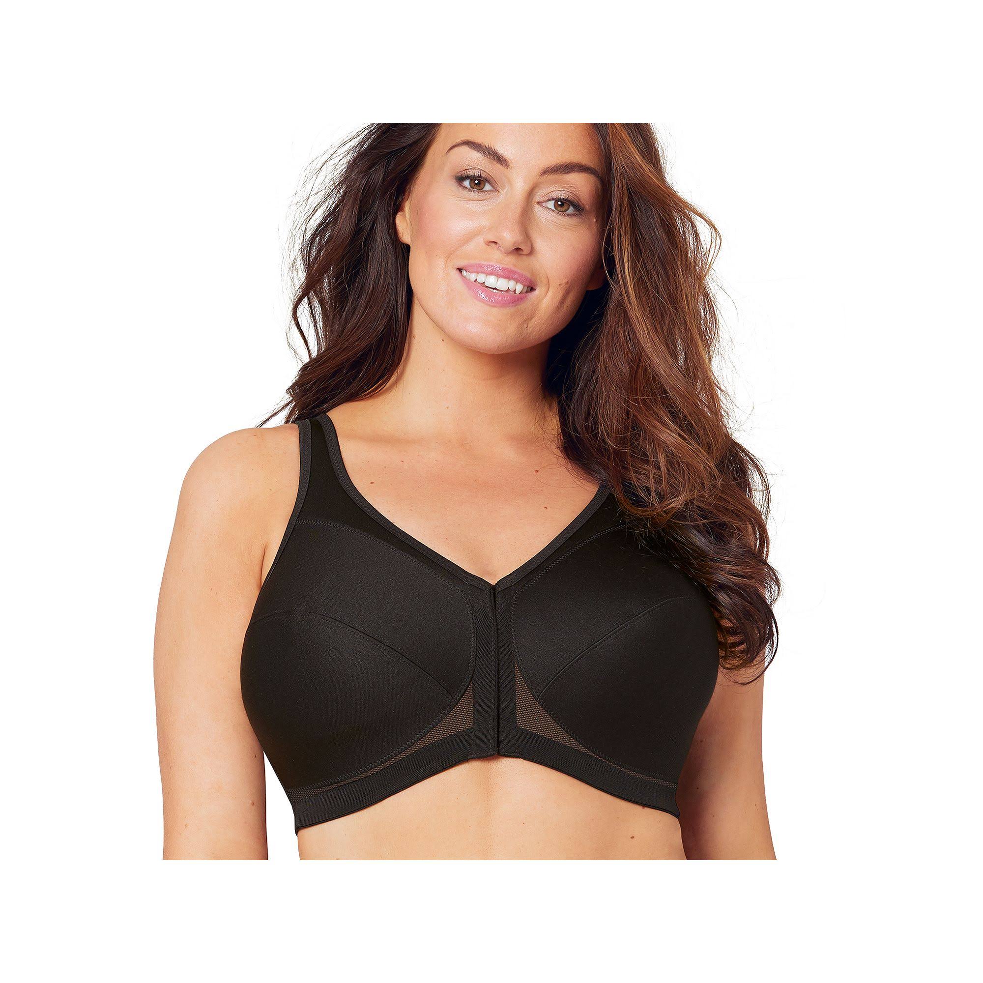 Glamorise Black MagicLift Posture Back Support Bra WGL03