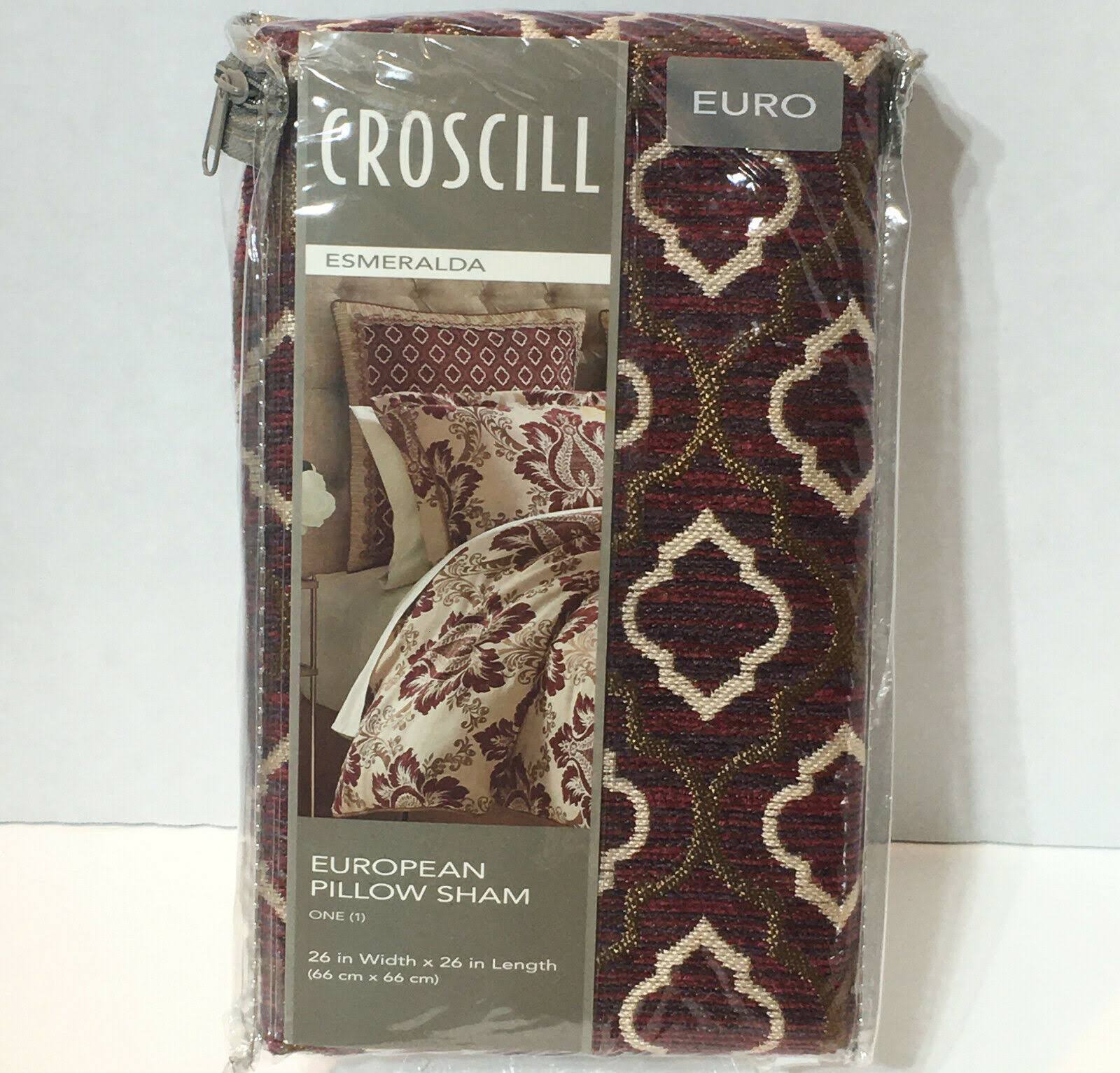 Croscill Esmeralda European Sham Boudeaux WGL03