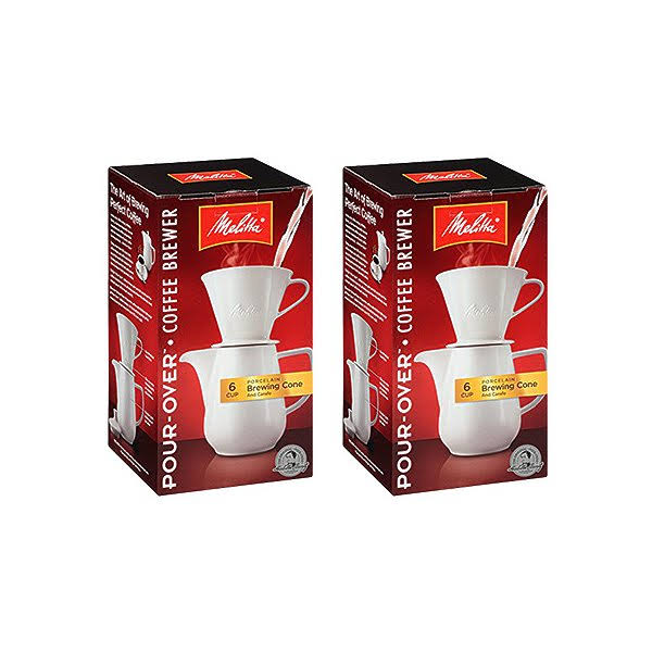Melitta 640476 Procelain Carafe Set Singlepack (2Pack) 6 Cup
