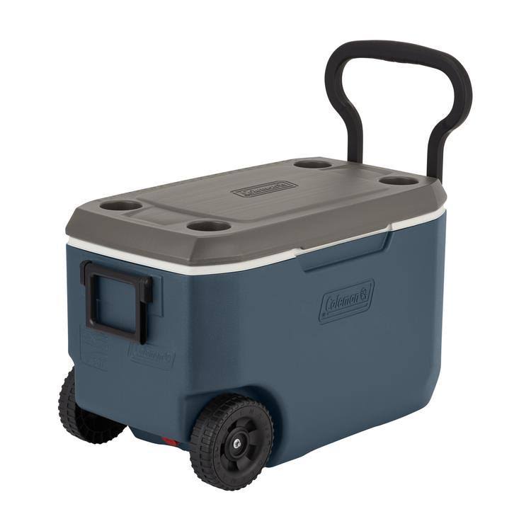 Coleman 62 Quart Xtreme 5 Day Heavy Duty Cooler with Wheels, Slate - WGL-03