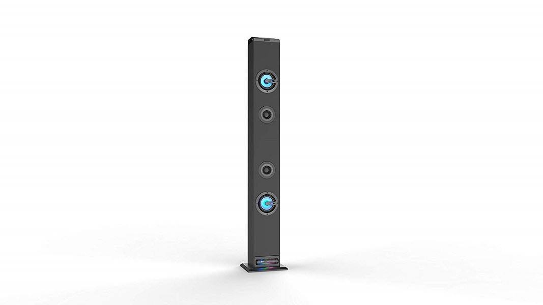 Sharper Image SBT1035BK Rainbow Light Show Wireless Speaker WGL03