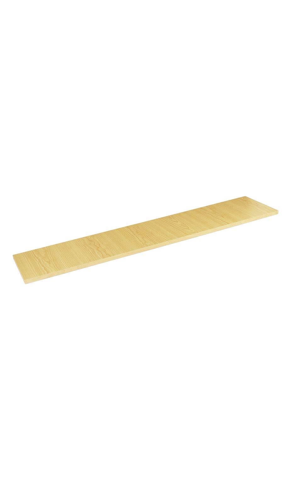 Maple Slatwall Gondola Shelf 48''l x 10''W, Brown - customprintedsigns