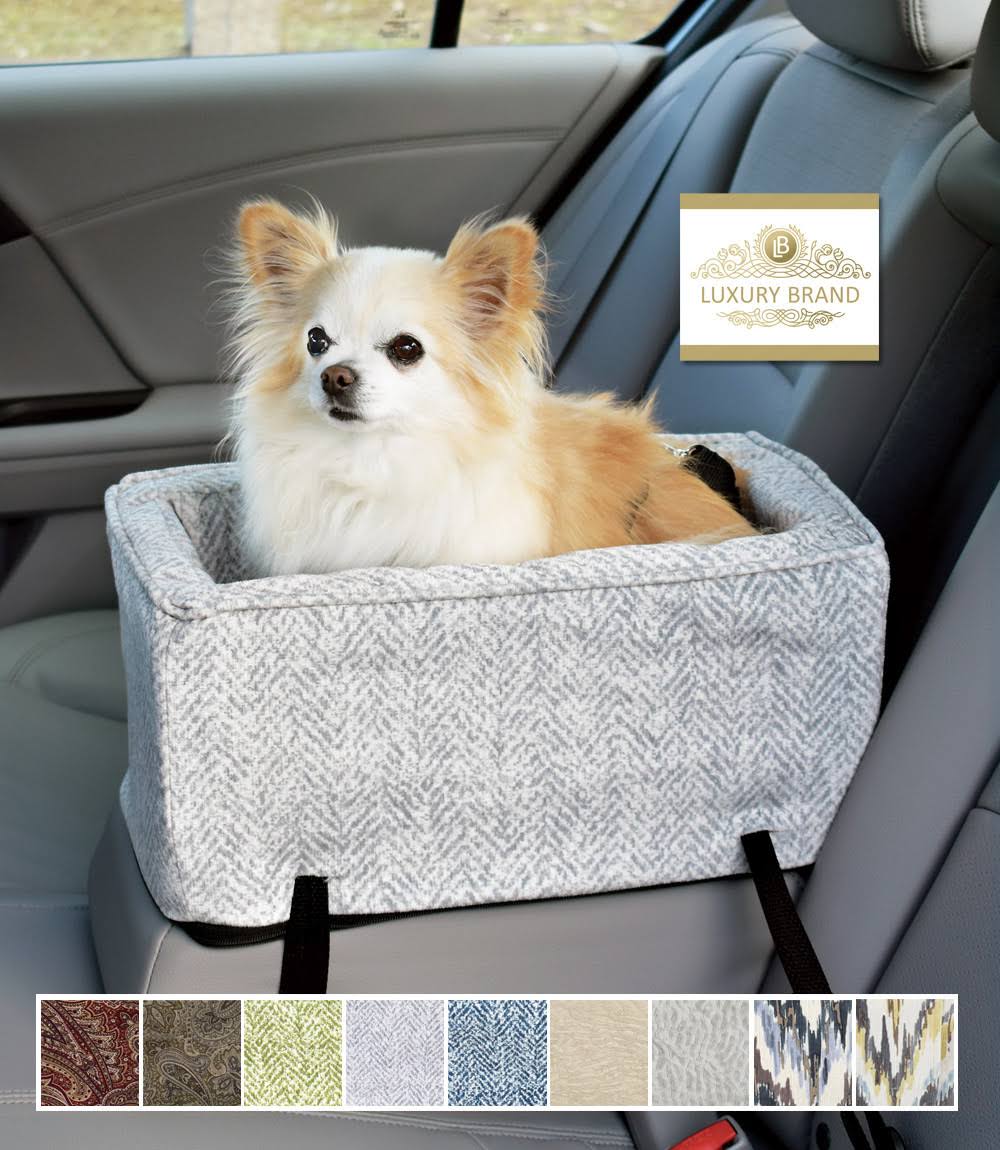 Snoozer Console Dog Car Seat Luxury Microsuede Small Auto Size WGL03