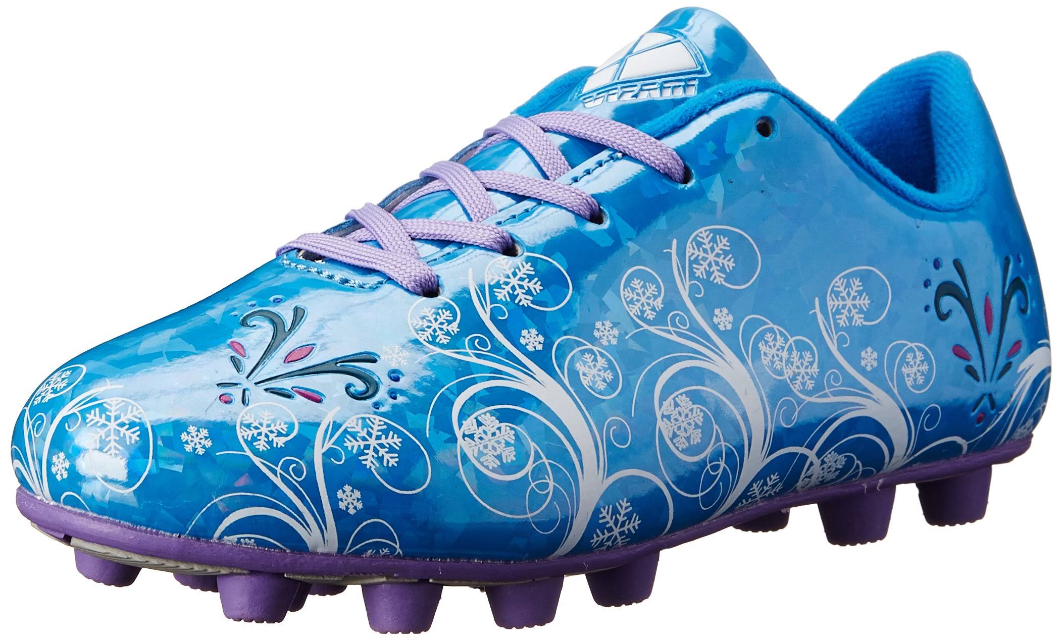 Vizari Frost FG Kids Soccer Cleat, Size: 2.5, Blue - WGL-03