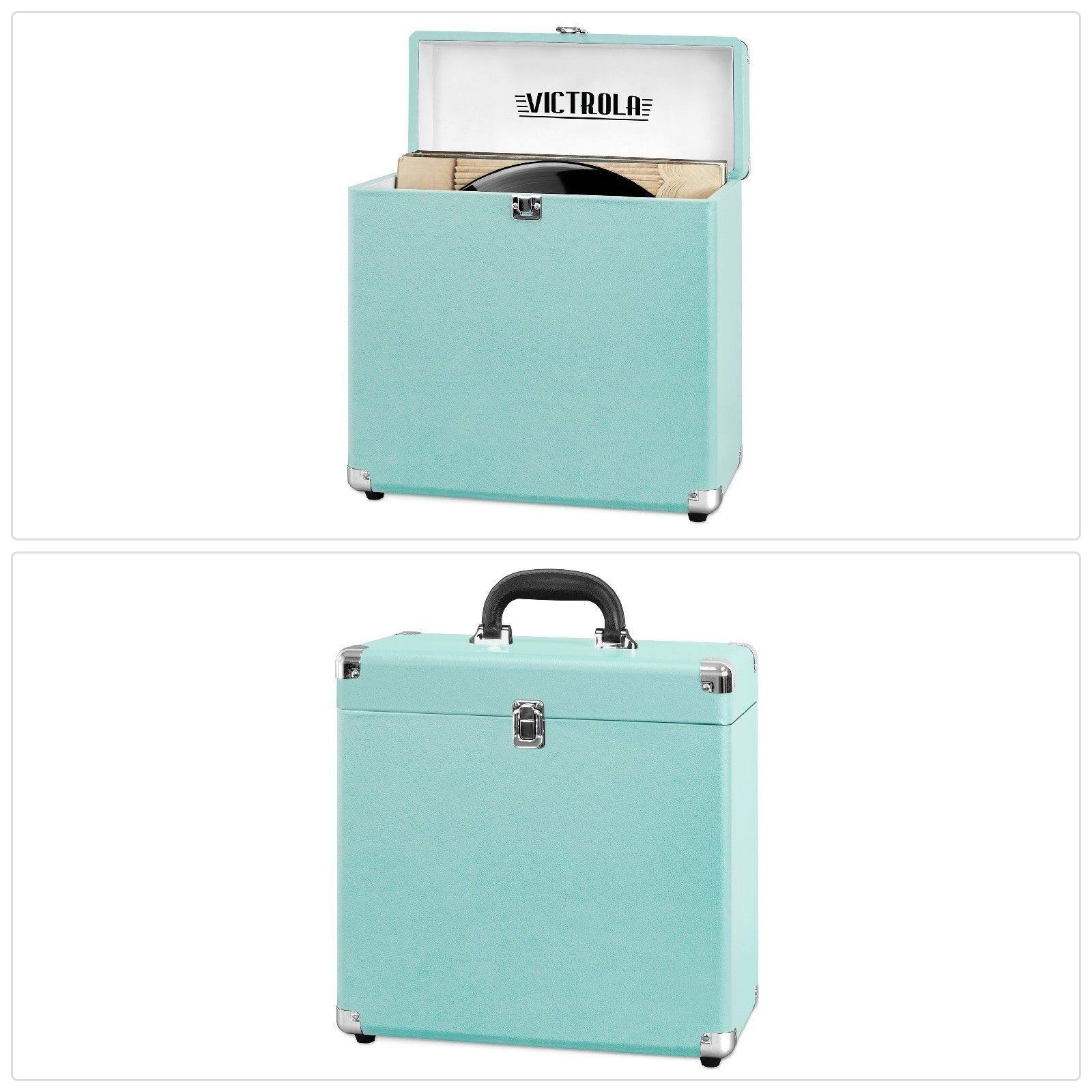 Victrola Storage Case for Vinyl Turntable Records Black