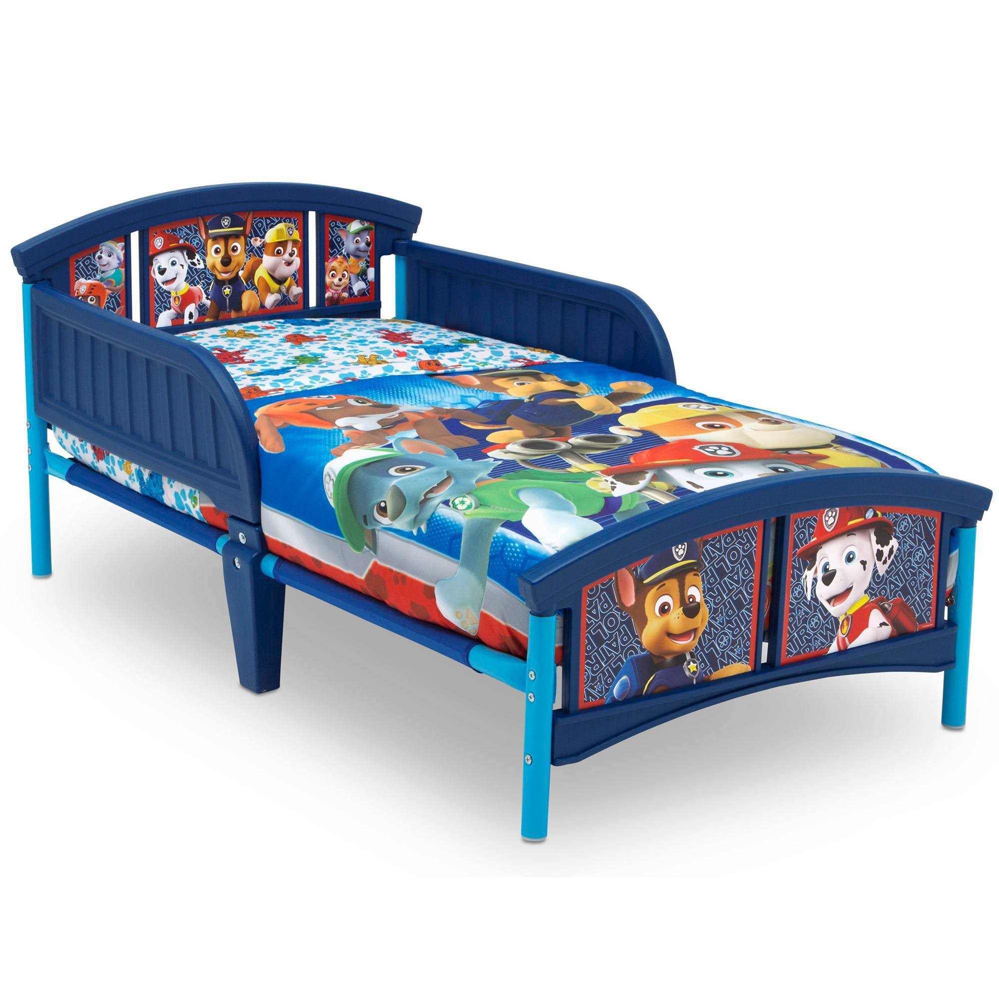 Paw Patrol Plastic Toddler Bed Nick Jr., Blue customprintedsigns