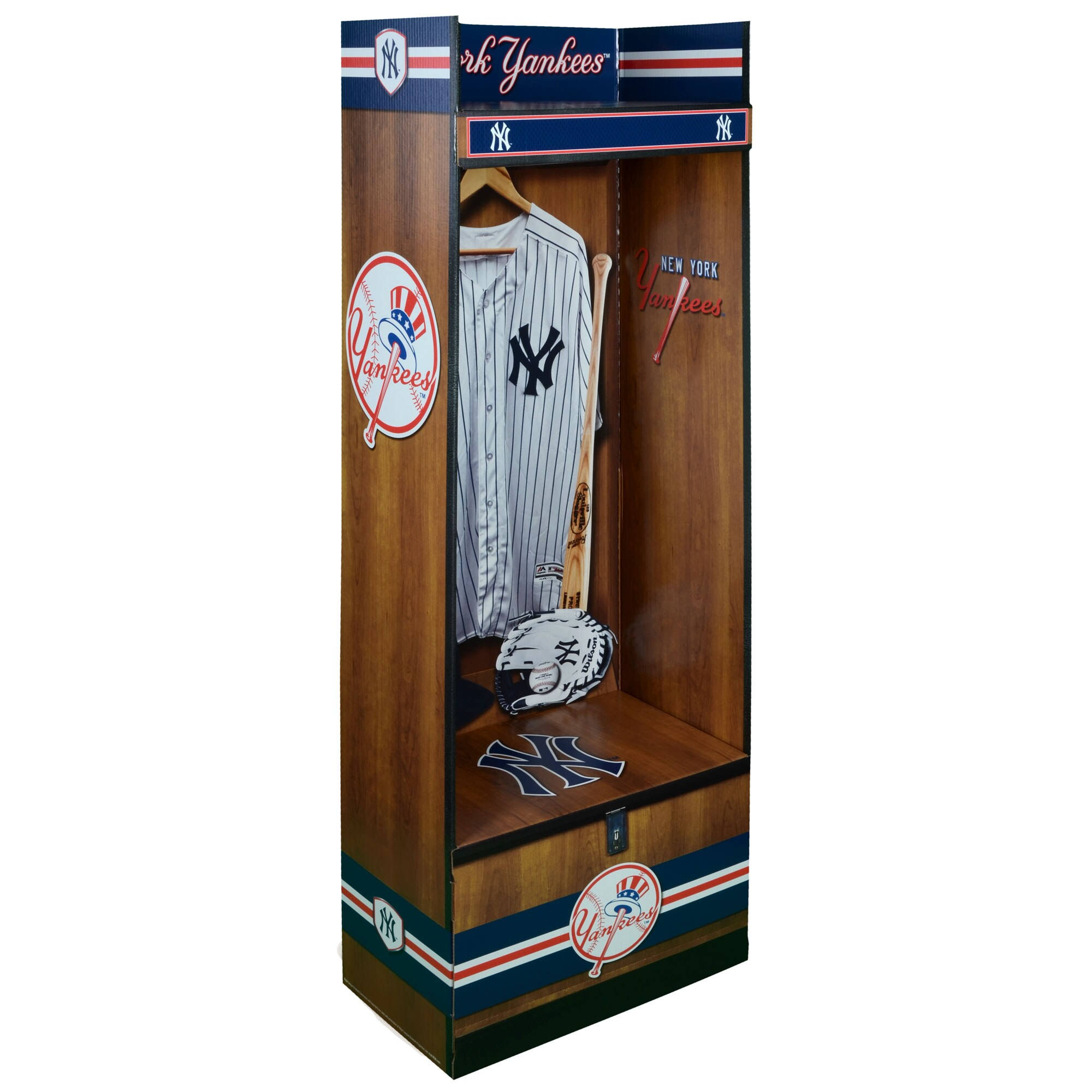 New York Yankees Corrugated Linerboard Sports Locker LockerSource
