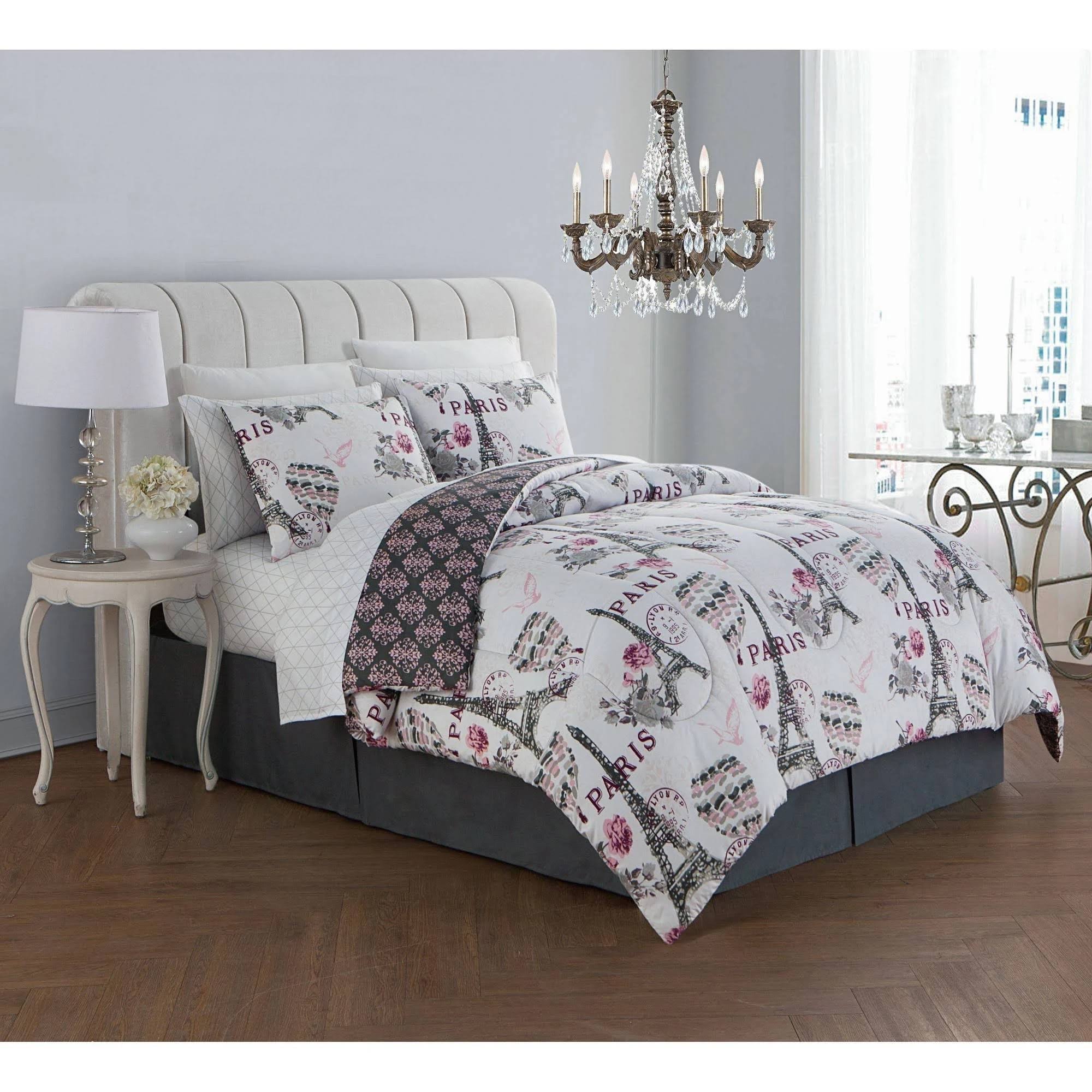Geneva Home Fashion Darcy Comforter Set, Blush Queen customprintedsigns