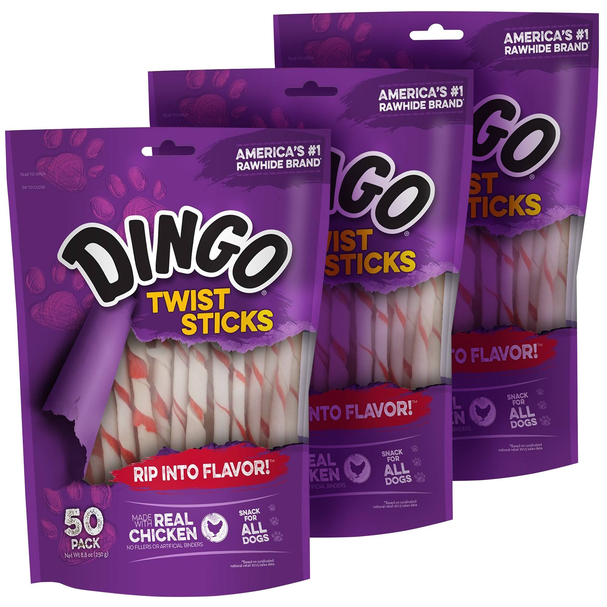 Dingo Twist Sticks 150packk WGL03