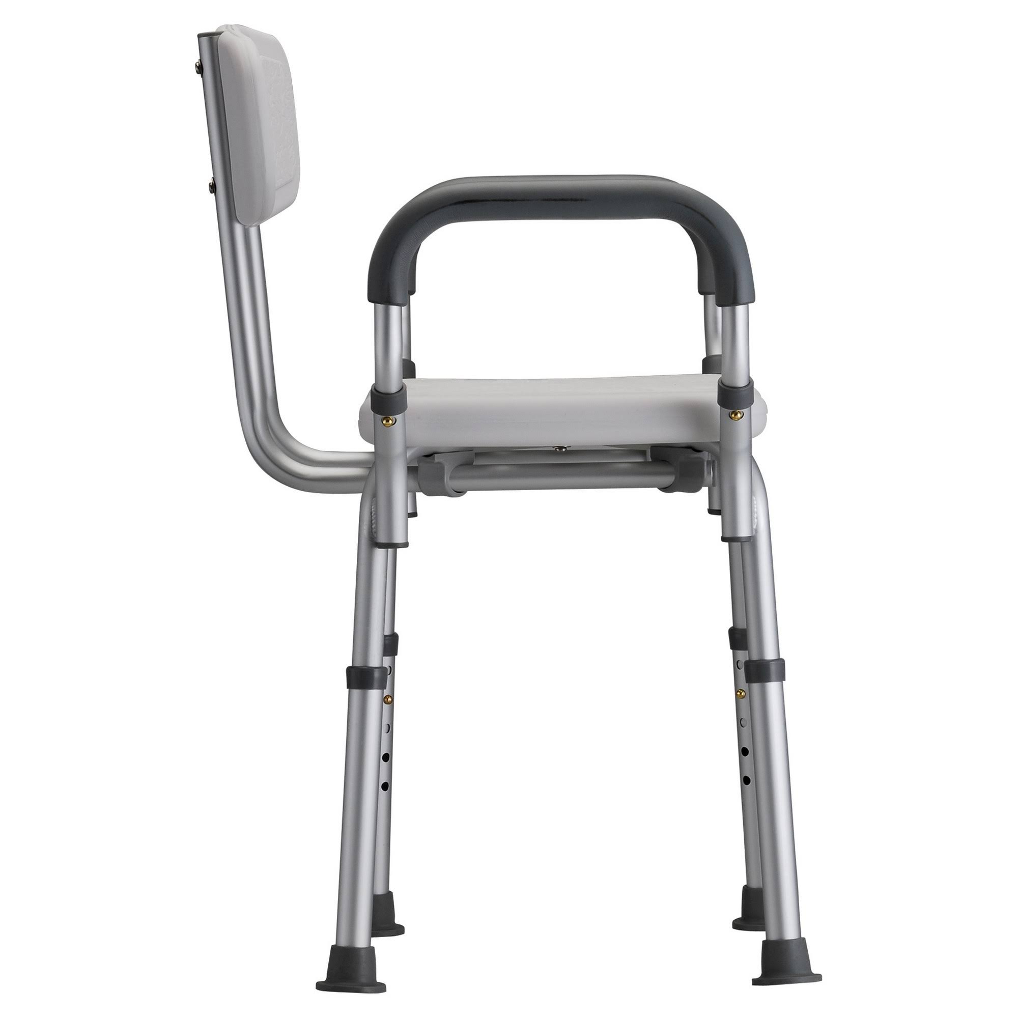 Nova 9026 Shower Chair with Back and Padded Arms WGL03