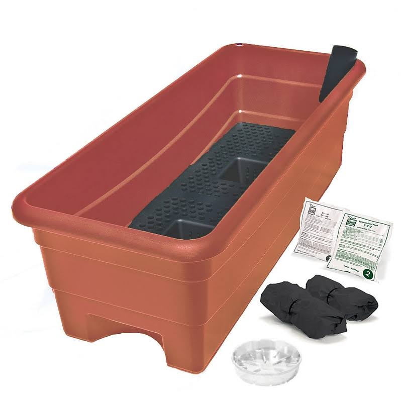 EarthBox Plastic Rail Planter WGL03