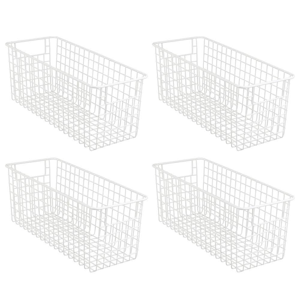 Metal Wire Kitchen Pantry FoodStorage Organizer Basket by mDesign customprintedsigns