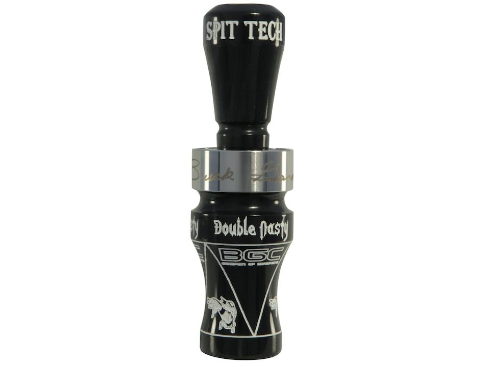 Buck Gardner Spit Tech Double Nasty Mallard Acrylic Duck Call Black