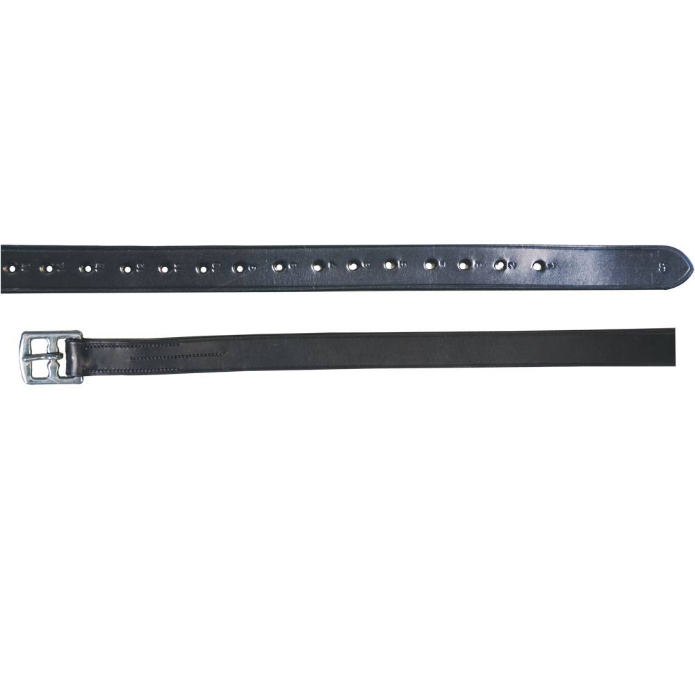 Exselle AESLHH54DH1 1 x 54 Half Hole Stirrup Leathers Dark Havana WGL03