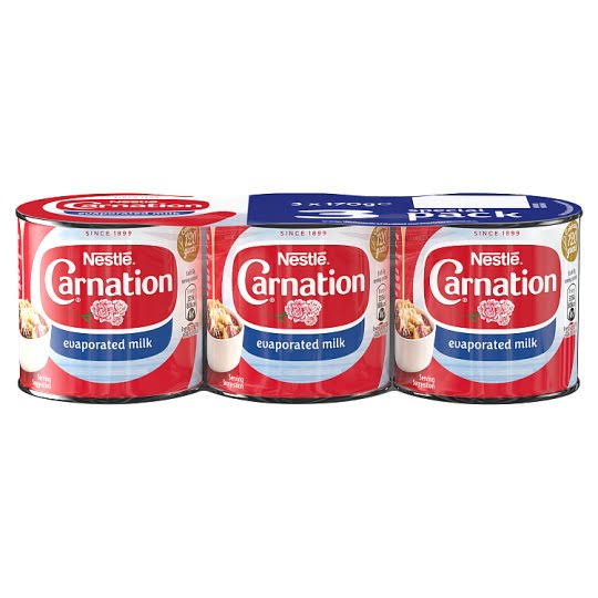 Carnation Evaporated Milk 3 x 170g WGL03