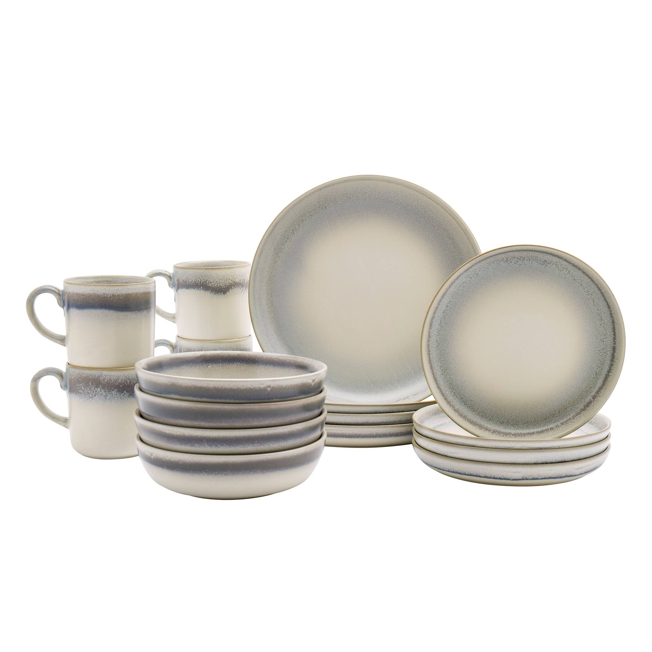 Tabletops Gallery Hudson 16Piece Dinnerware Set, Service for 4 WGL03