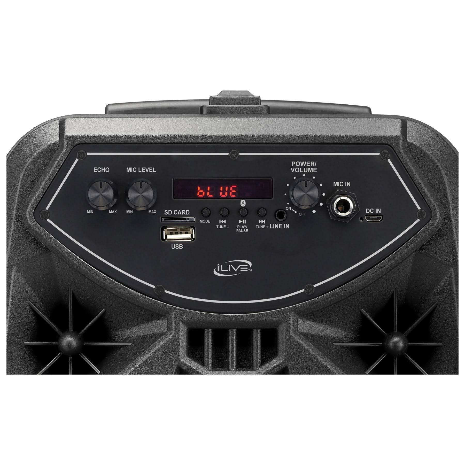 iLive ISB380B Bluetooth Tailgate Party Speaker WGL03