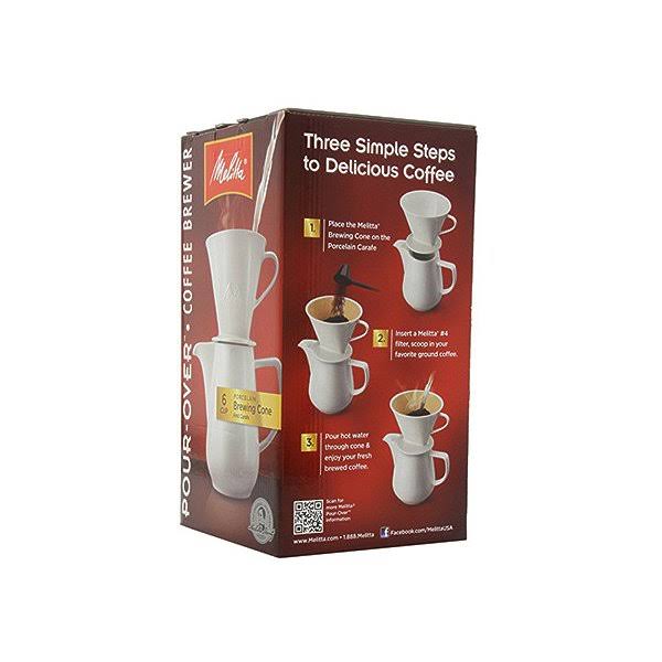 Melitta 640476 Procelain Carafe Set Singlepack (2Pack) 6 Cup