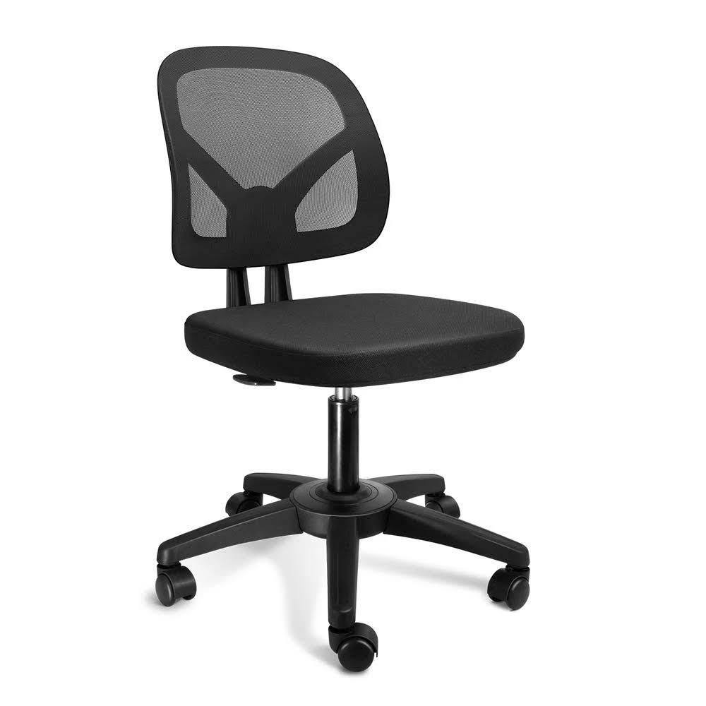 Kolliee Armless Mesh Office Chair Ergonomic Comfortable Armless Desk