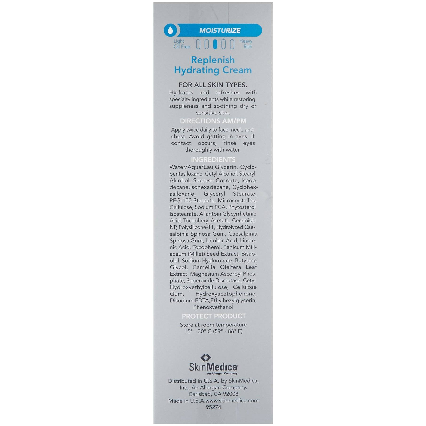 SkinMedica Replenish Hydrating Cream (2 oz) WGL03