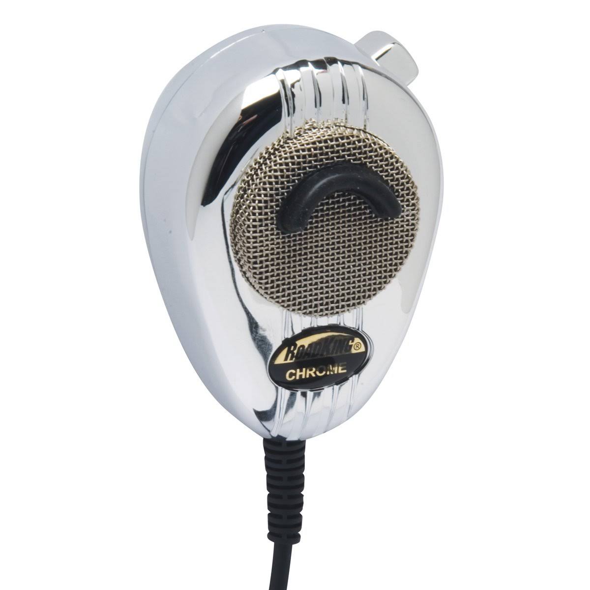 Roadking Rk564pch 4 Pin Dynamic Noise Canceling Cb Microphone Chrome Wgl 03 