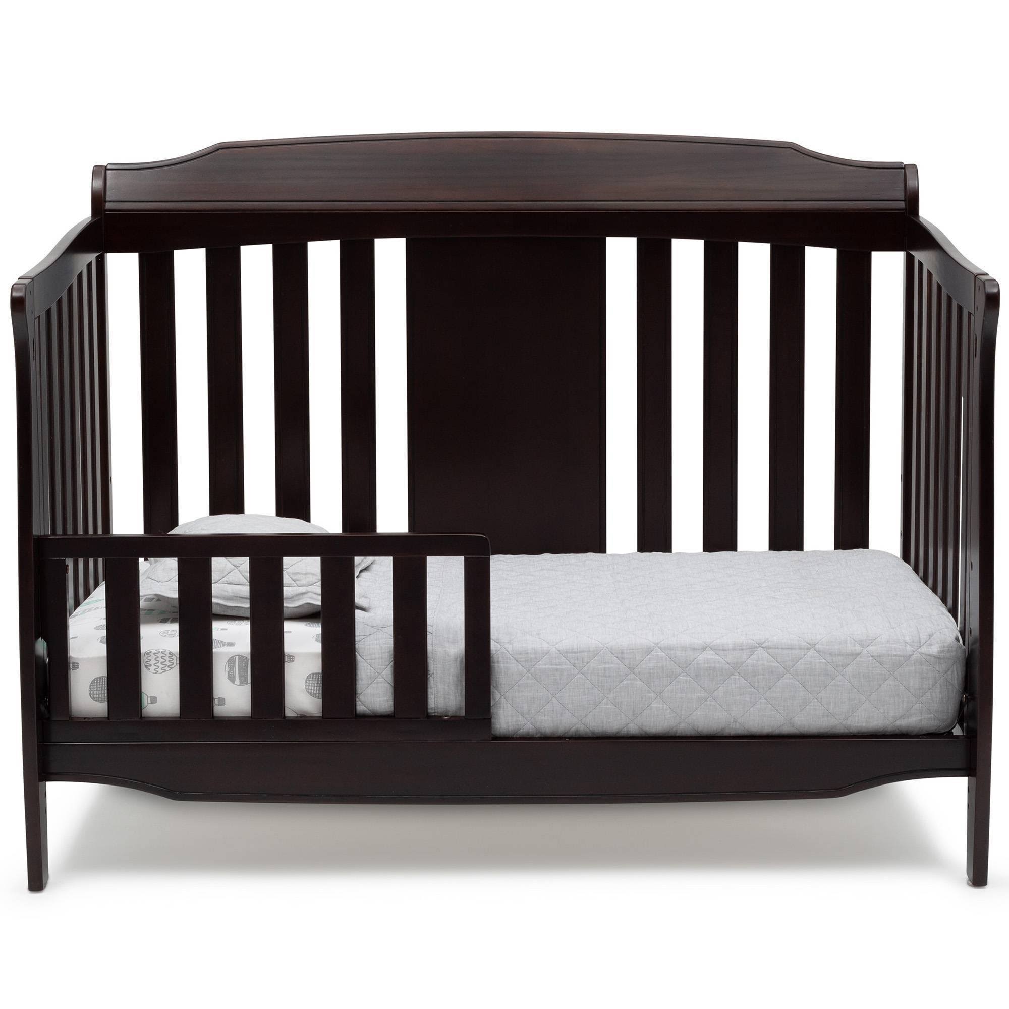 Delta Children Toddler Guardrail, Dark Chocolate WGL03