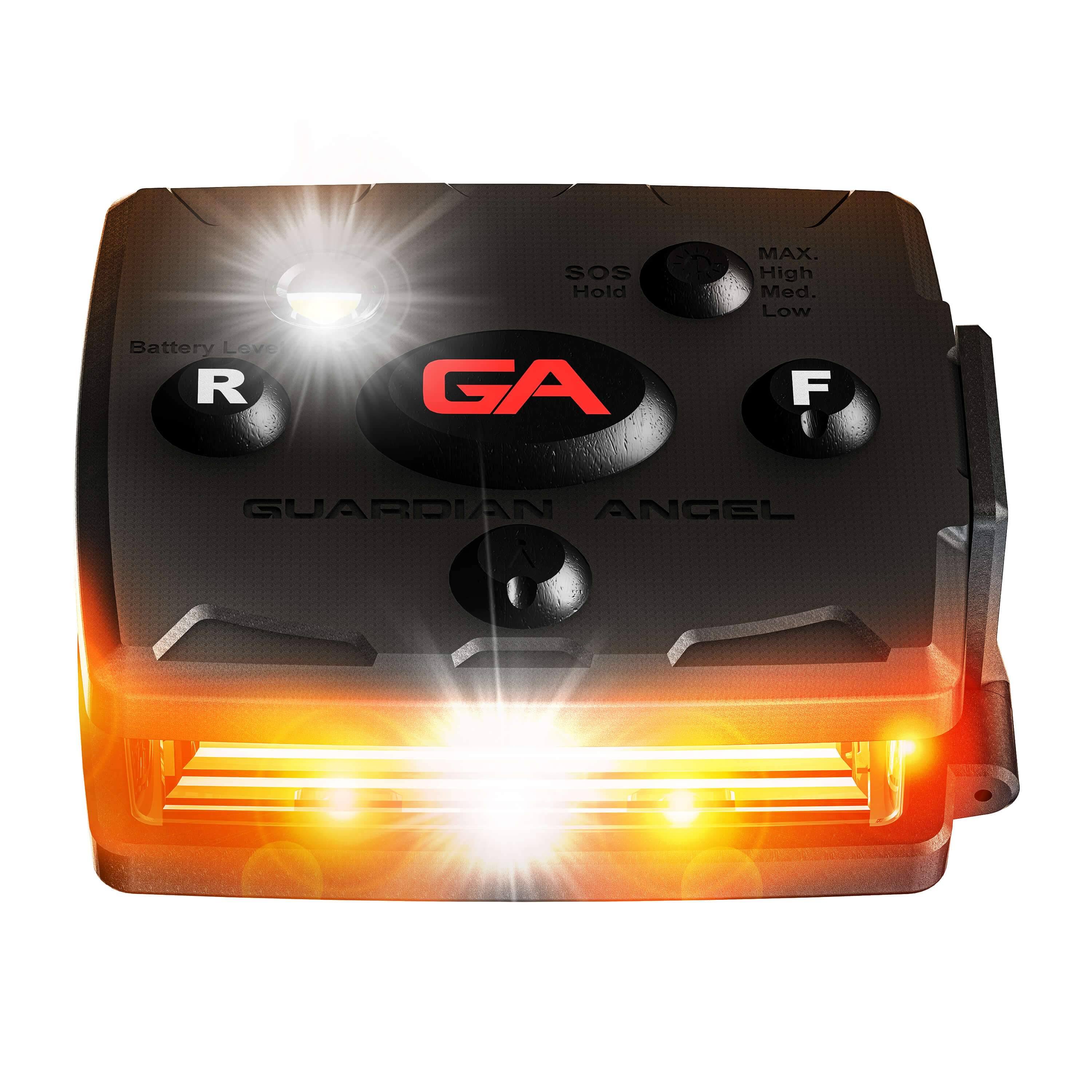 Guardian Angel Orange/Orange Wearable Safety Light MCROO WGL03