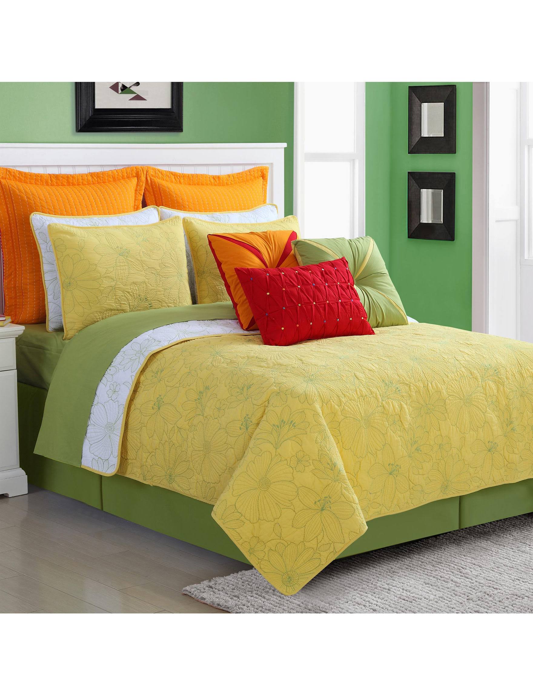 Fiesta Martika Reversible Quilt Set - Sunflower - Twin - customprintedsigns