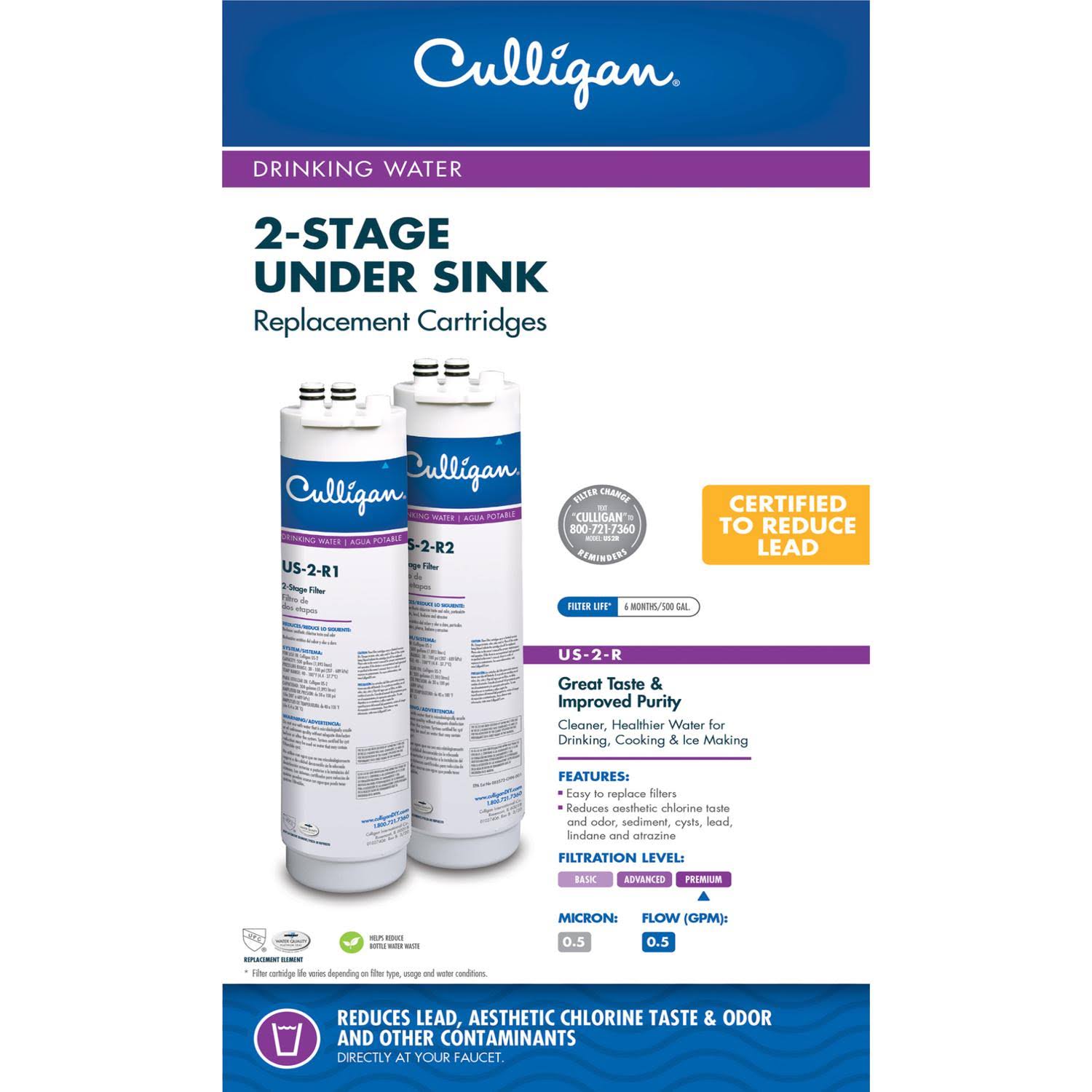 Culligan US 2 R Replacement Drinking Water - WGL-03