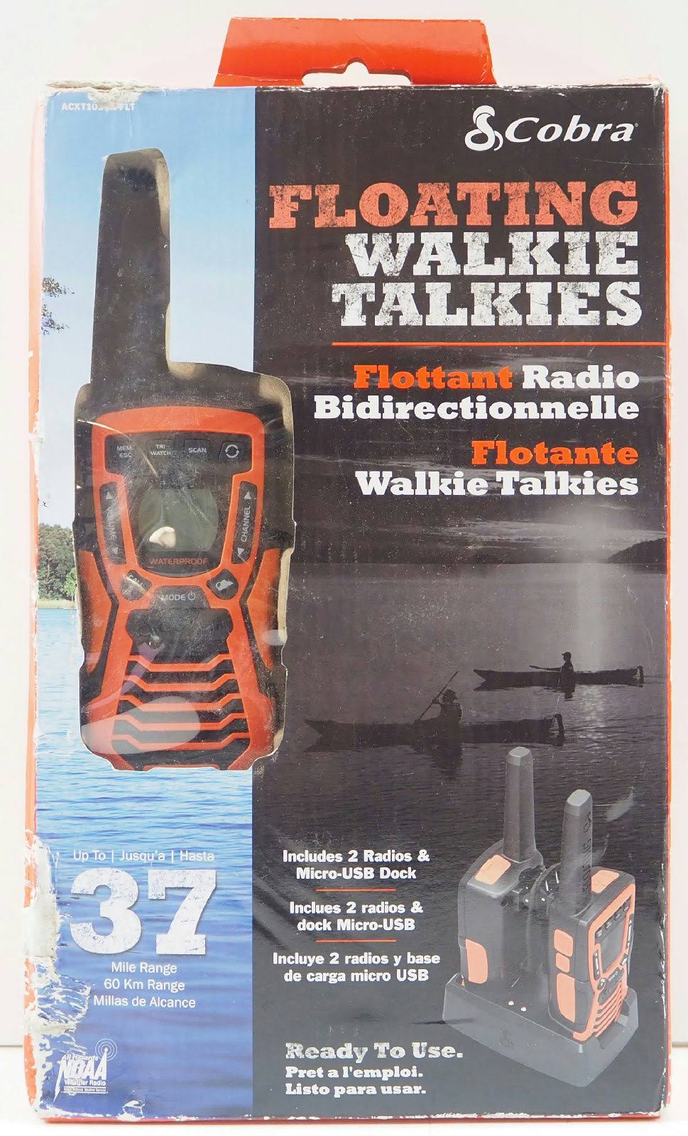 Cobra ACXT1035R FLT Floating Walkie Talkies WGL03