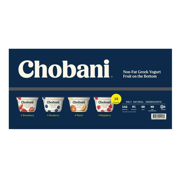 Chobani Greek Yogurt 16 ct WGL03