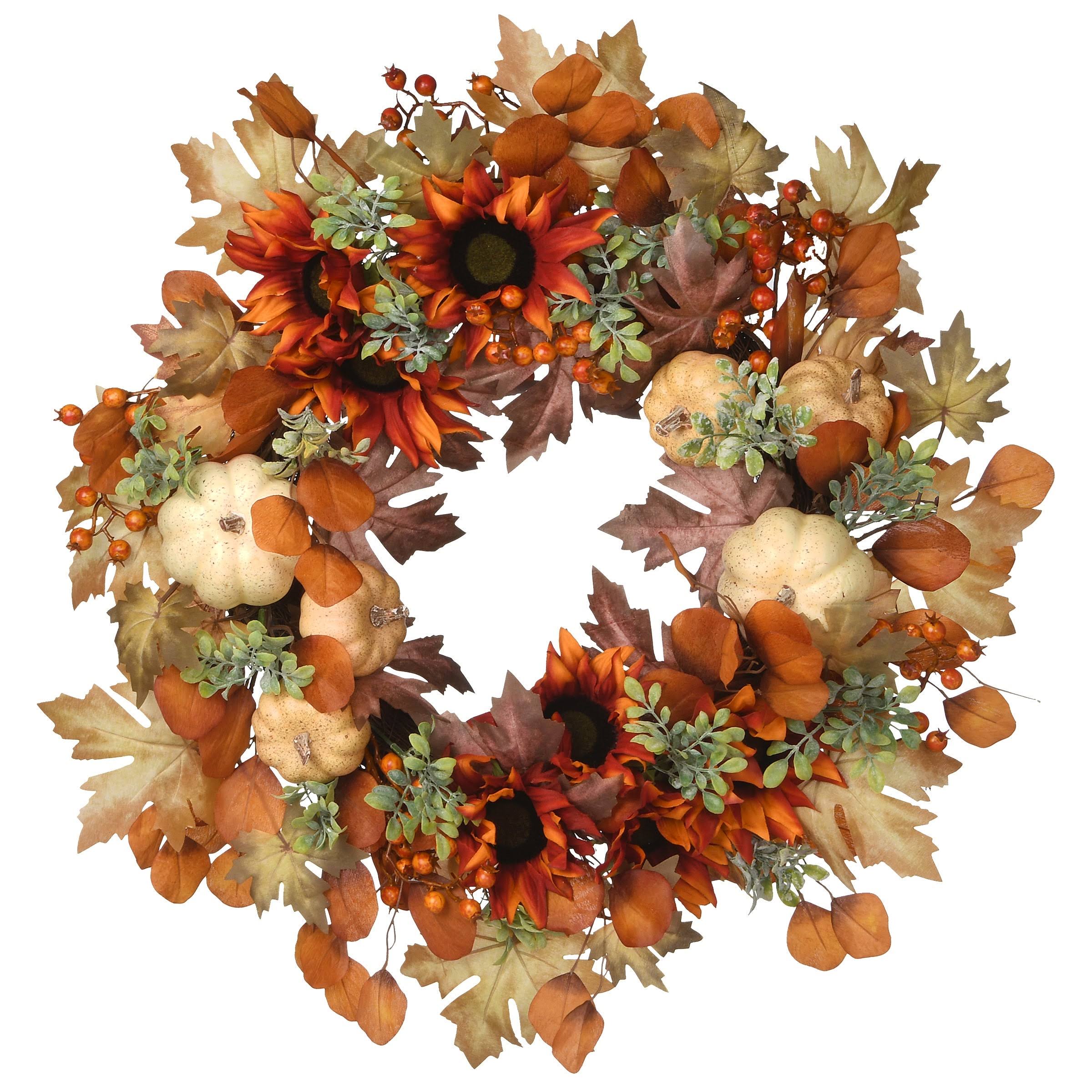 24x22 Autumn Harvest Wreath - WGL-03
