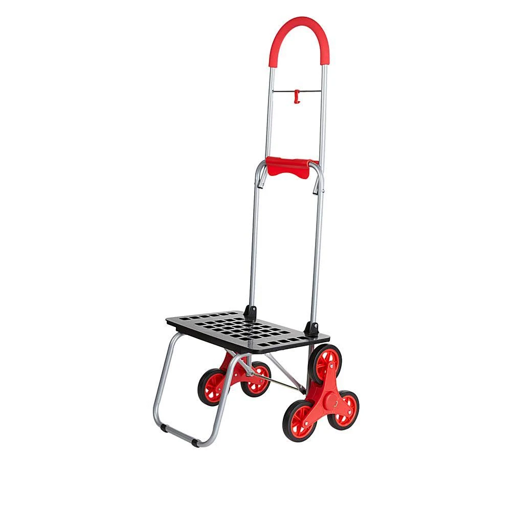 Dbest Products Stair Climber Bigger Mighty Max Dolly Cart, Red