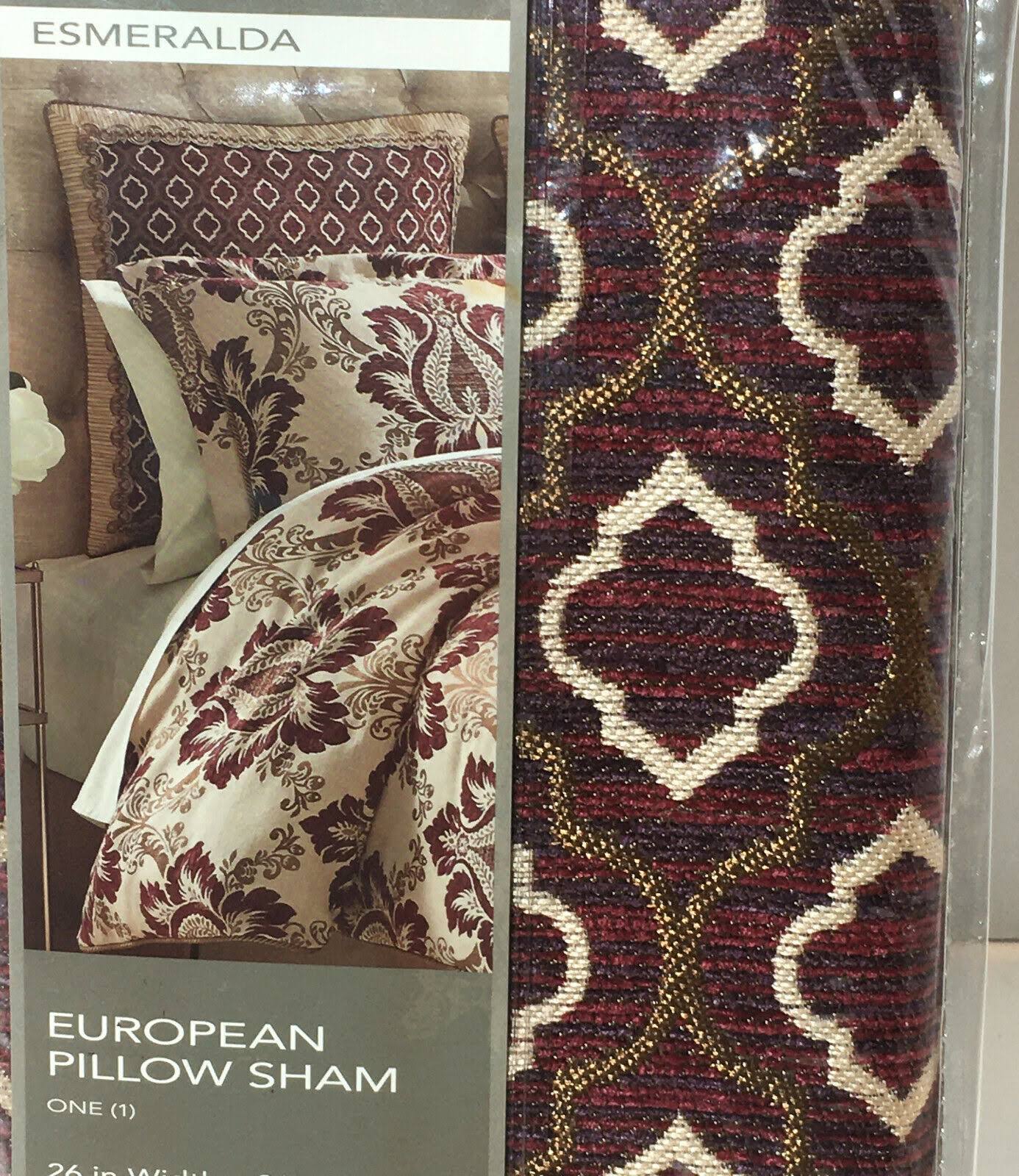 Croscill Esmeralda European Sham Boudeaux WGL03