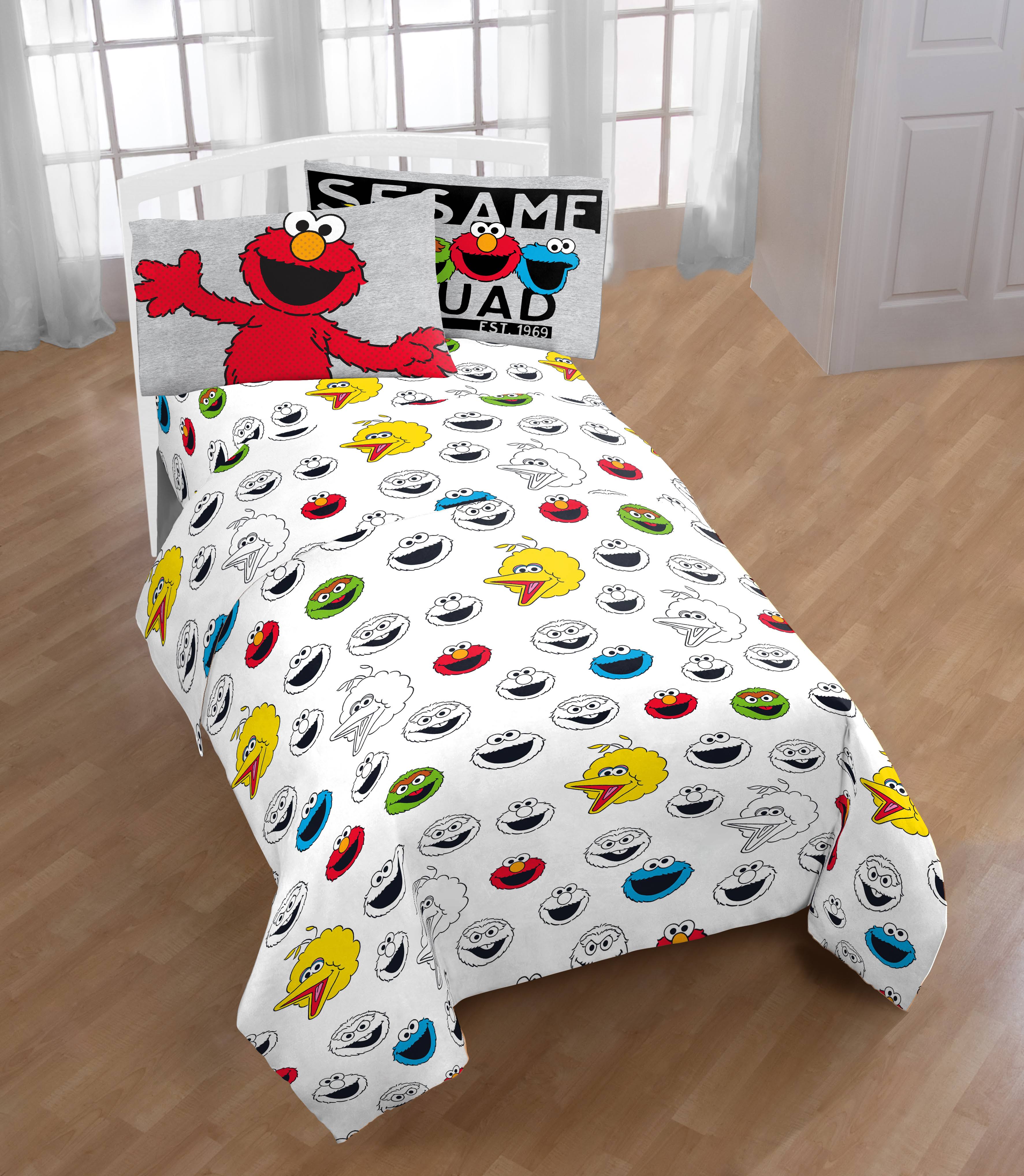 Sesame Street Hip Elmo Twin Sheet Set customprintedsigns