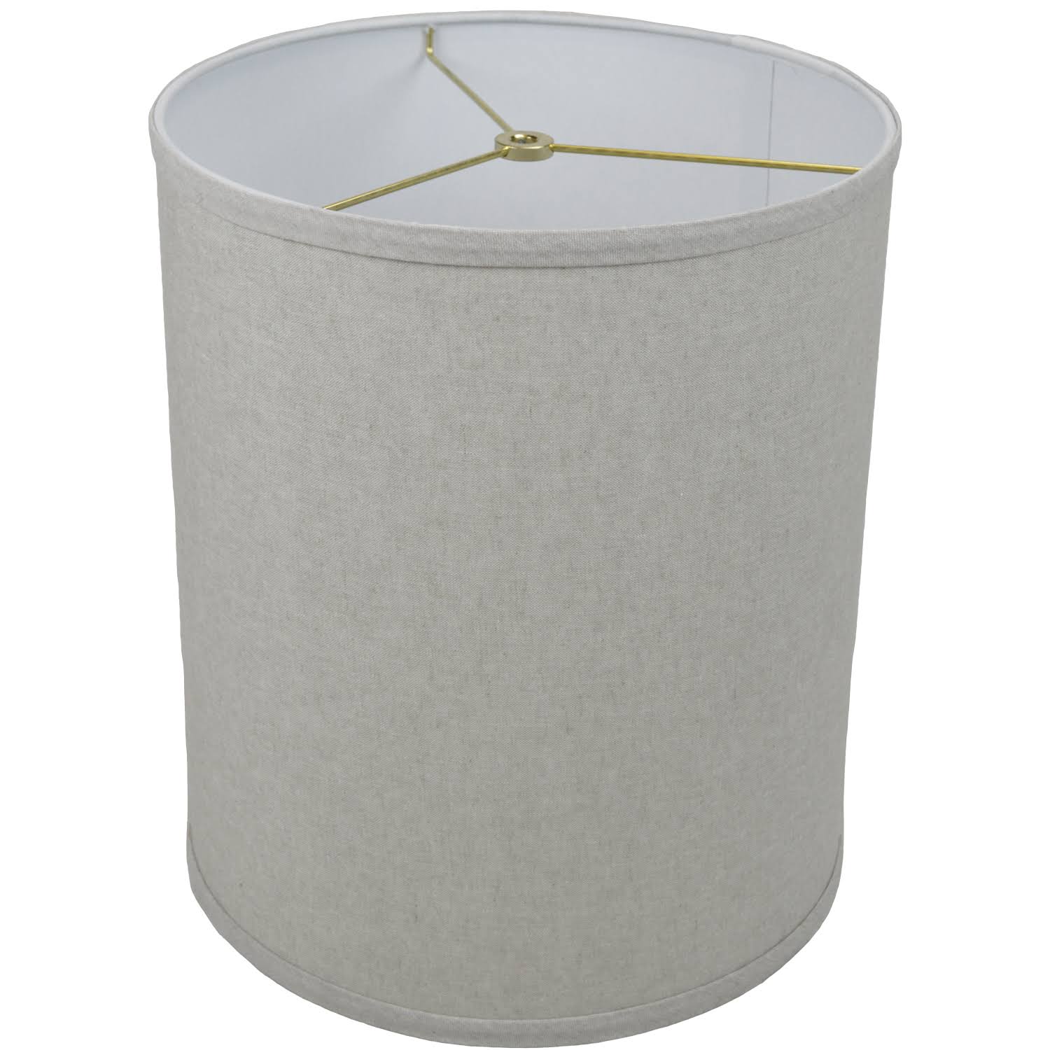 14x22 H x 12x22 W Linen Drum Lamp Shade ( Spider ) Fenchel Shades Color ...