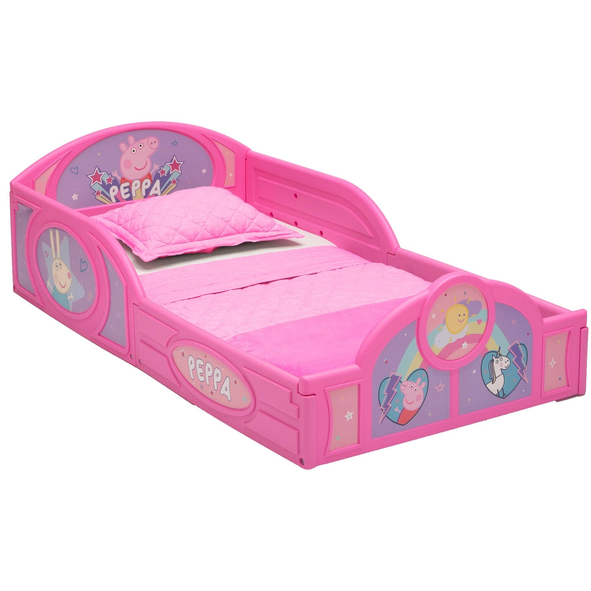 Peppa Pig Plastic Sleep and Play Toddler Bed by Delta Children WGL03