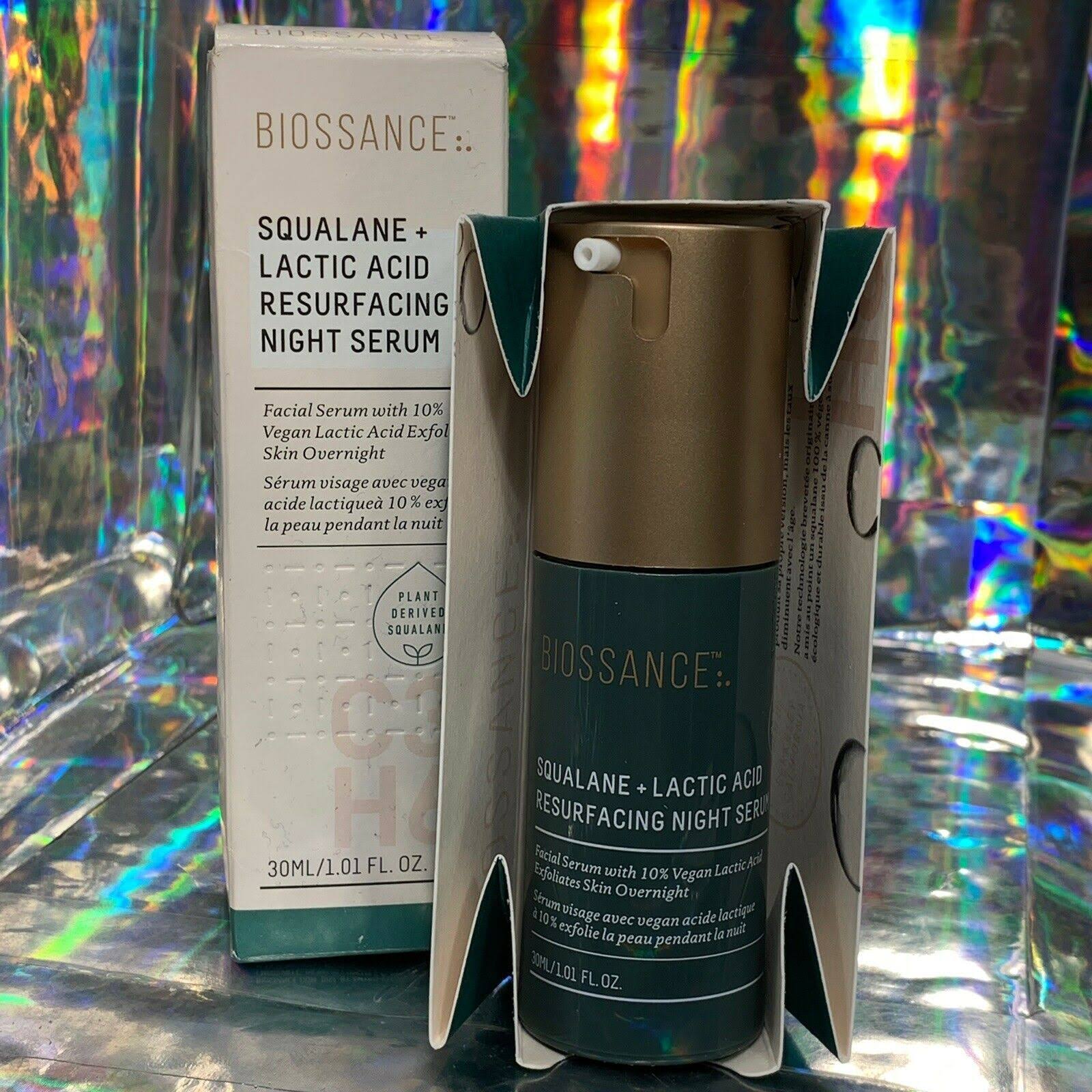 Biossance Squalane + 10 Lactic Acid Resurfacing Night Serum 30 ml